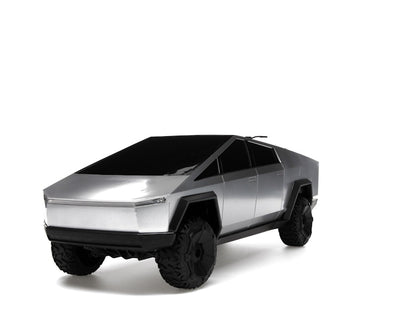 Hot Wheels x Tesla Cybertruck 1:10 Scale RC Car (2021 Version w/ Cyberquad)