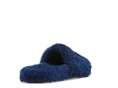Balenciaga Furry Slide Blue