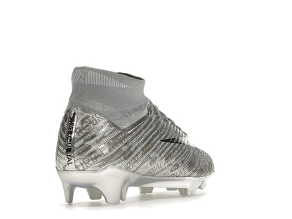 Nike Zoom Mercurial Superfly 9 Elite XXV SE FG Metallic Silver