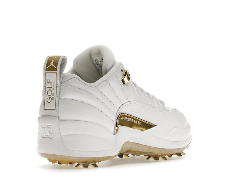 Jordan 12 Golf Metallic Gold