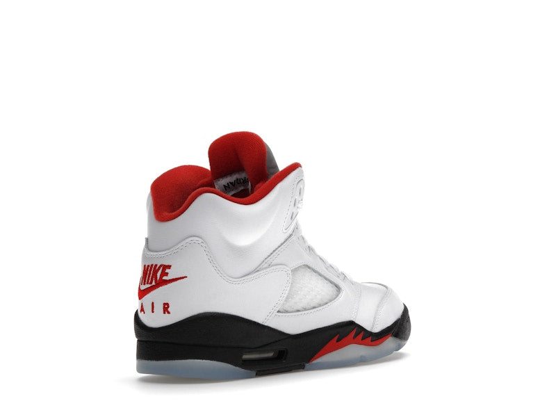 Jordan 5 Retro Fire Red Silver Tongue (2020) (GS)