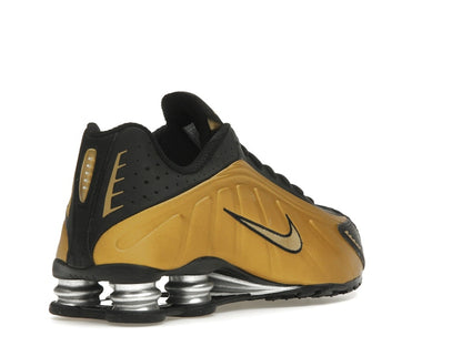 Nike Shox R4 Black Metallic Gold (Women's)