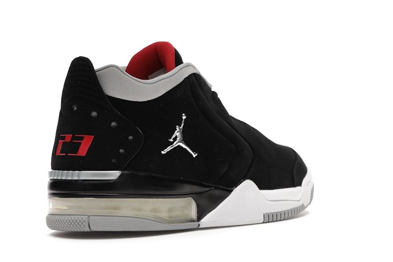 Jordan Big Fund Black Metallic Silver University Red