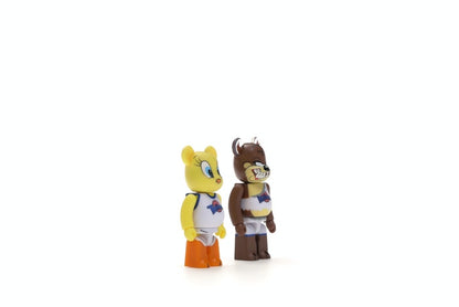 Bearbrick Space Jam Tweety & Tasmanian Devil 2 Pack 100% Multi