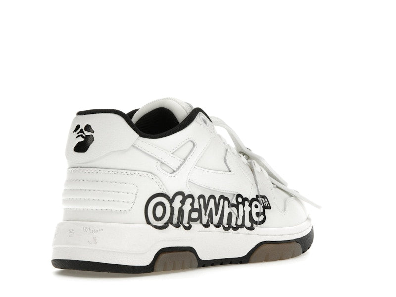 OFF-WHITE Out Of Office OOO Low Tops "Off-White" White Black
