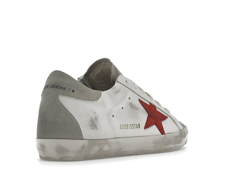 Golden Goose Super-Star White Grey Red (Women's)