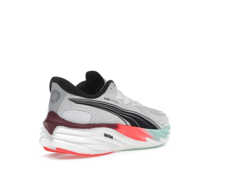 Puma Velocity Nitro 4 Hyrox White Mint Melt Glowing Red (Women's)