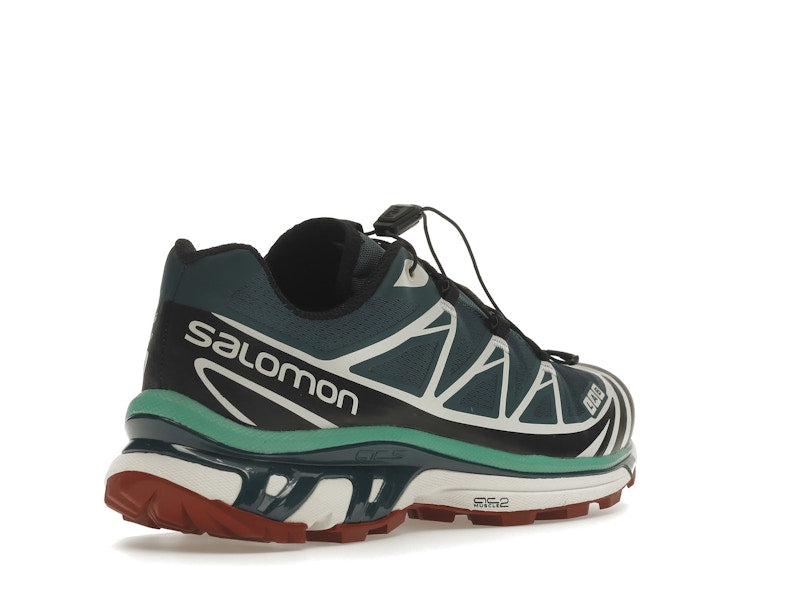 Salomon XT-6 Deep Teal Biking Red
