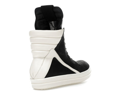 Rick Owens Geobasket High Black Milk