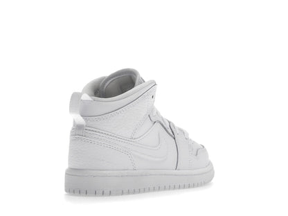 Jordan 1 Mid Triple White (2021) (PS)