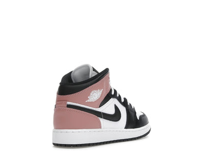Jordan 1 Mid White Rust Pink Black (GS)