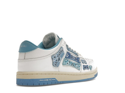 AMIRI Skel Top Low Bandana White Light Blue