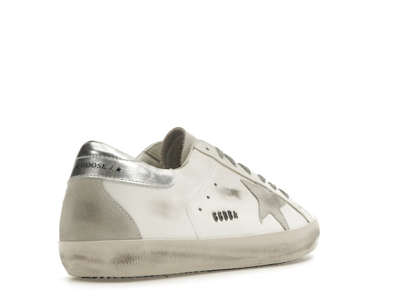 Golden Goose Super-Star White Silver