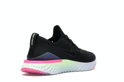 Nike Epic React Flyknit 2 Black Sapphire Hyper Pink (Women's)