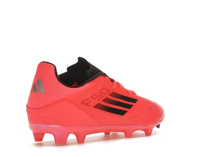 adidas F50 League Firm/Multi-Ground Turbo Aurora Black Platinum Metallic