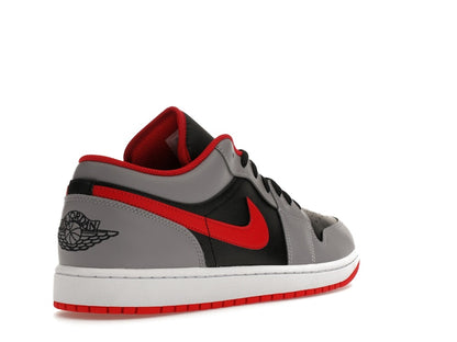 Jordan 1 Low Black Light Smoke Grey Gym Red