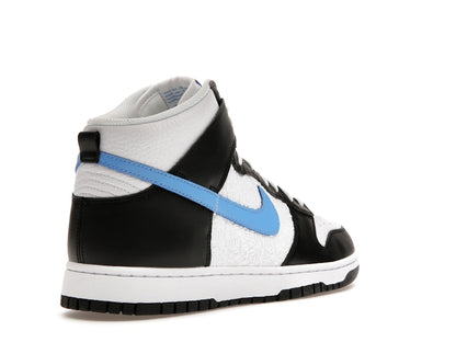 Nike Dunk High Retro FLC Black University Blue White