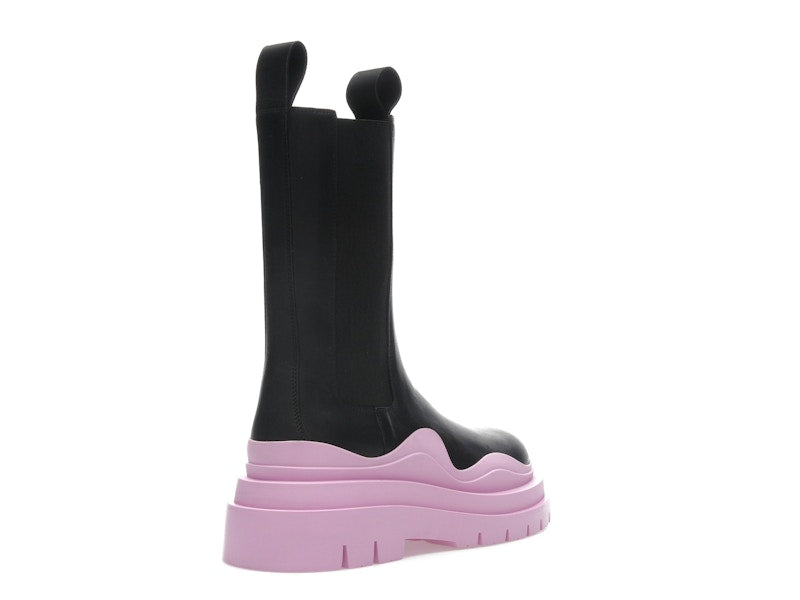 Bottega Veneta Tire Chelsea Boot Black Gloss (Women's)