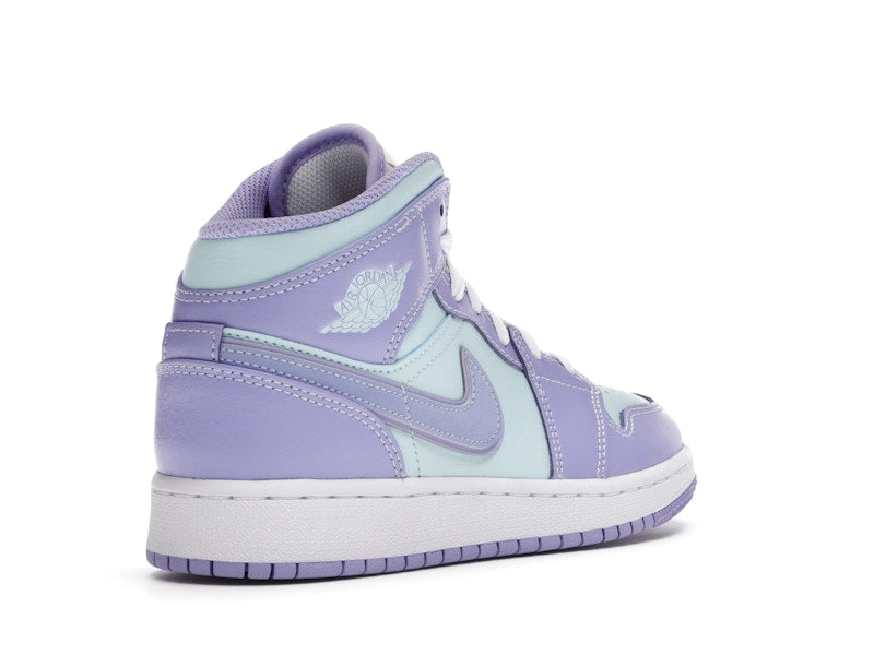 Jordan 1 Mid Purple Aqua (GS)