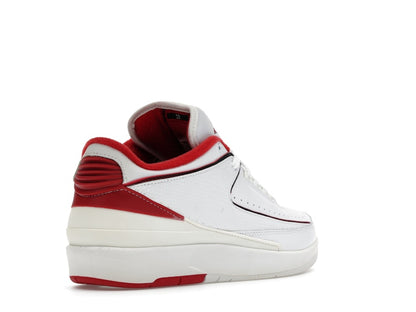 Jordan 2 Retro Low White Varsity Red