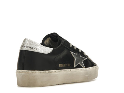 Golden Goose Hi-Star Black Silver (Women's)