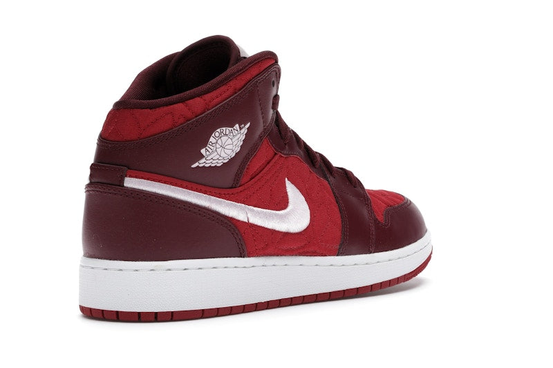 Jordan 1 Mid SE Red Quilt (GS)