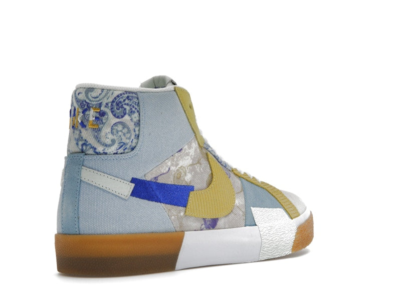 Nike SB Zoom Blazer Mid Premium Floral Paisley Boarder Blue