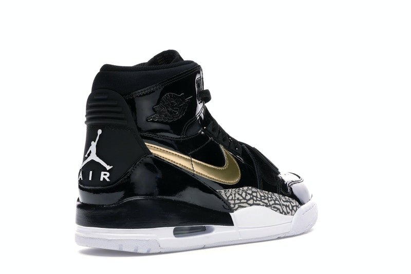 Jordan Legacy 312 Black Gold Patent