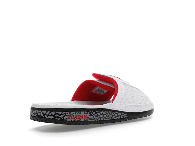 Jordan Hydro III Retro White University Red Cement
