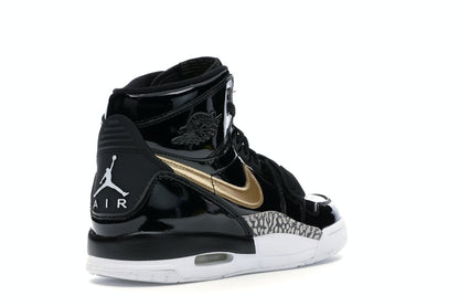 Jordan Legacy 312 Black Gold Patent (GS)