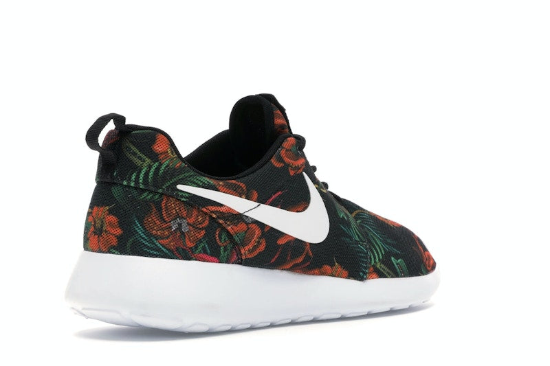Nike Roshe Run Floral Print Total Orange