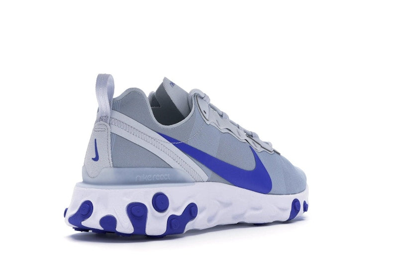 Nike React Element 55 Pure Platinum Racer Blue