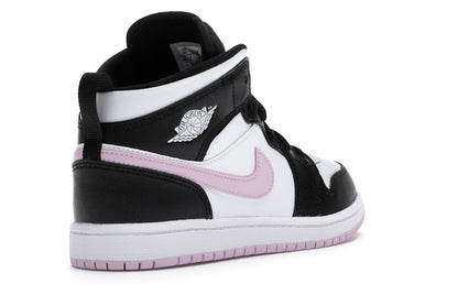Jordan 1 Mid White Black Light Arctic Pink (PS)