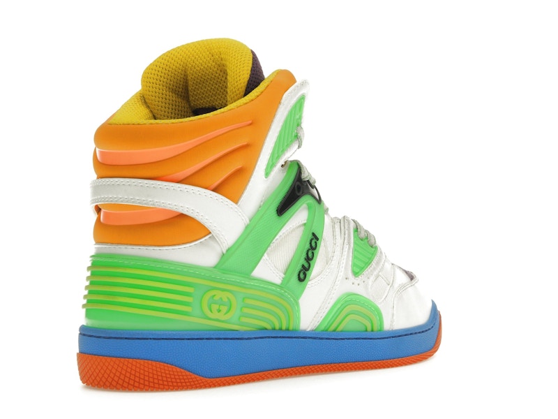 Gucci Basket White Demetra Green Purple Orange Blue