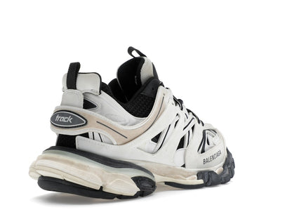 Balenciaga Track Worn Out In White Black