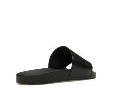 Burberry Check EKD Motif Slide Black