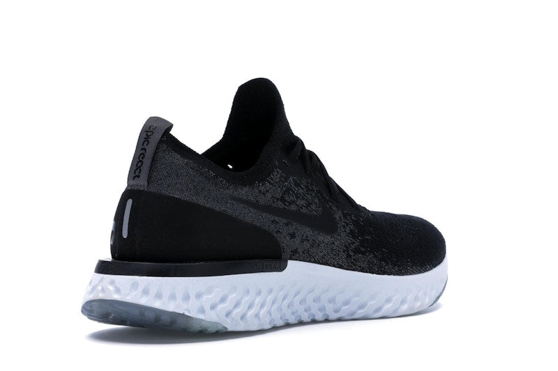 Nike Epic React Flyknit Black Dark Grey