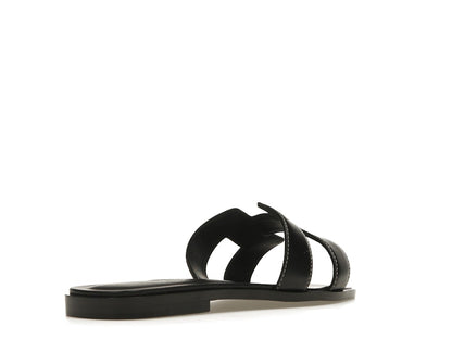 Hermes Oran Sandal Nior Box Calfskin Leather