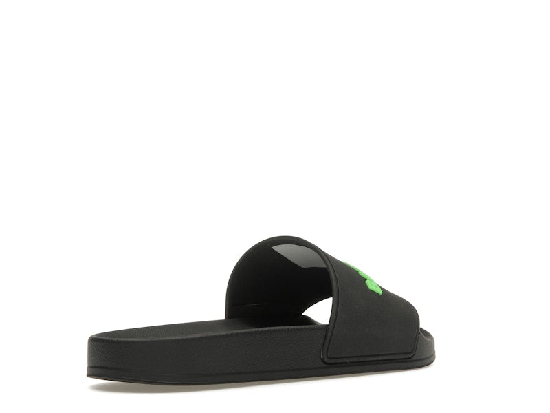 Balenciaga Pool Slide Black Fluo Green (Women's)
