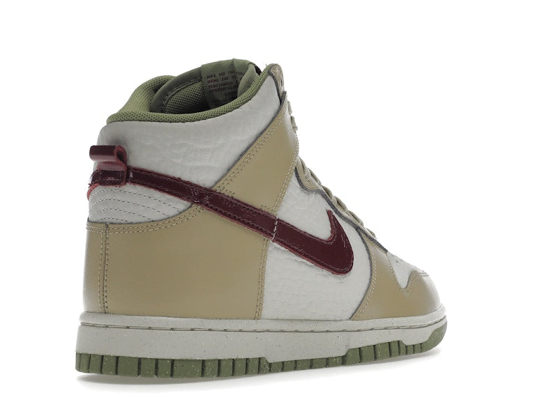 Nike Dunk High Tumbled Tan White Brown (Women's)