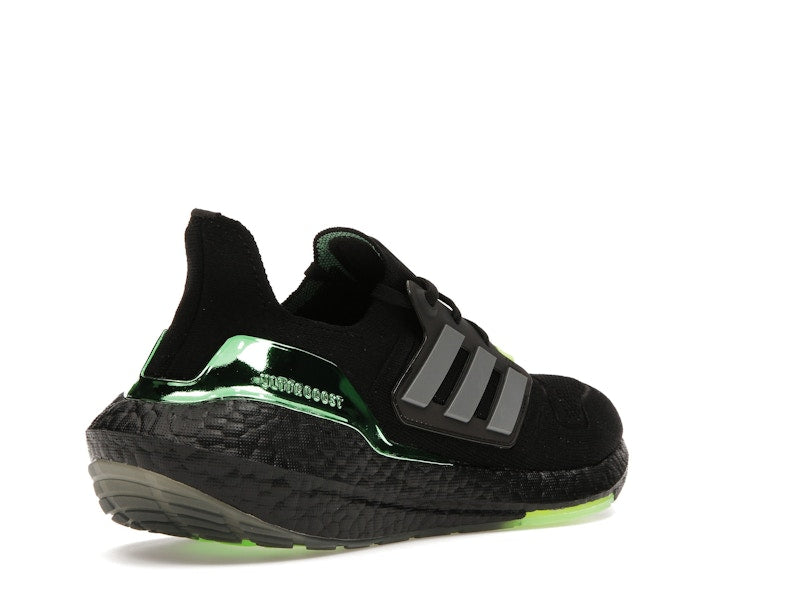 adidas Ultra Boost 22 Black Iron Metallic Beam Green