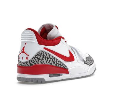 Jordan Legacy 312 Low White Cement Gym Red (Women's)