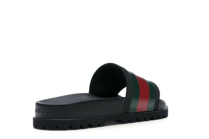 Gucci Web Slide Sandal Black