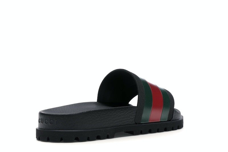 Gucci Web Slide Sandal Black