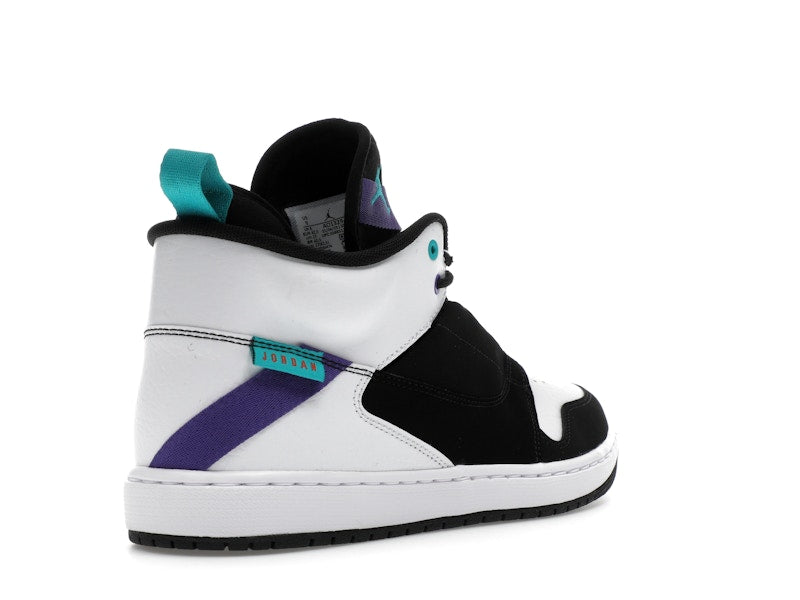 Jordan Fadeaway Black White Grape