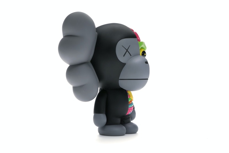 KAWS Bape Dissected Baby Milo Vinyl Figure Black