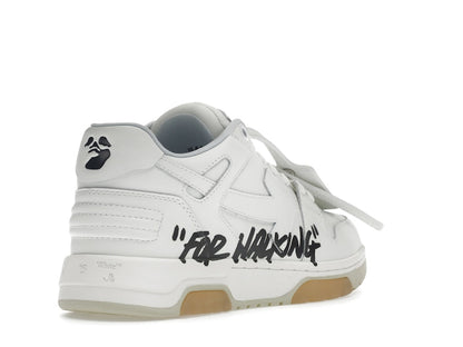 OFF-WHITE Out Of Office OOO Low Tops For Walking White Black