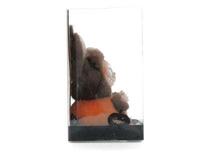 Pop Mart Labubu Happy Halloween Party Series-Sitting Pumpkin Vinyl Plush Pendant