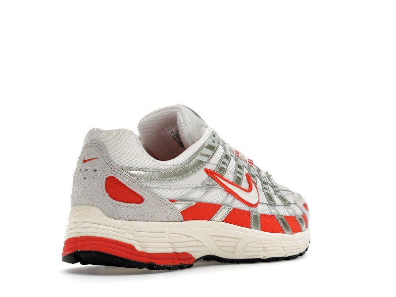 Nike P-6000 Sail Pale Ivory Light Bone Picante Red (Women's)