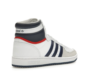 adidas Top Ten Hi White Navy Red